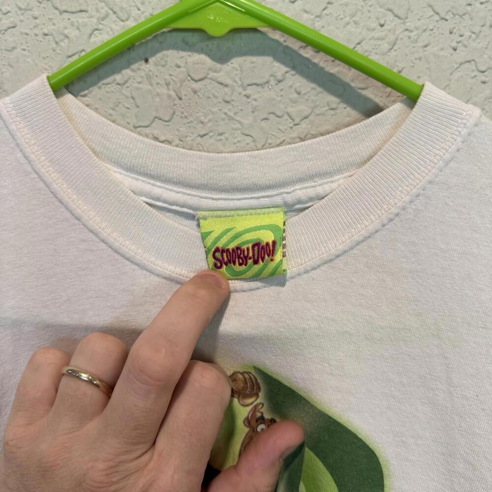 Vintage 2001 RARE Kids Scooby-Doo Cartoon Network Promo Shirt Size Kids Large - Picture 7 of 7
